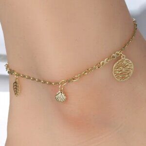 18K Gold Plated Anklet High Quality